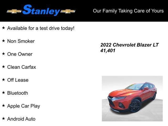 used 2022 Chevrolet Blazer car, priced at $26,399