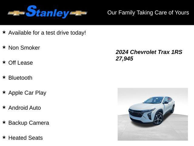 used 2024 Chevrolet Trax car, priced at $23,770
