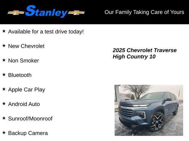 new 2025 Chevrolet Traverse car, priced at $59,095