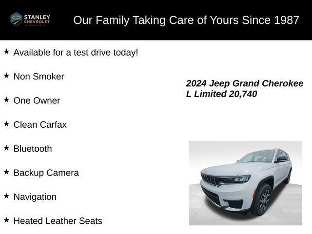 used 2024 Jeep Grand Cherokee L car, priced at $37,797