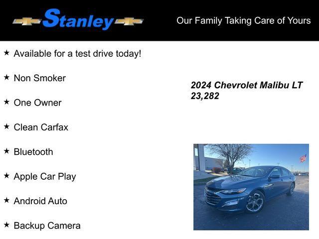 used 2024 Chevrolet Malibu car, priced at $21,721