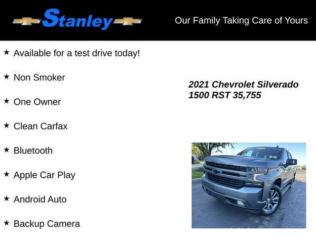 used 2021 Chevrolet Silverado 1500 car, priced at $41,650