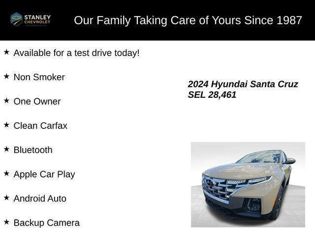 used 2024 Hyundai SANTA CRUZ car, priced at $27,795