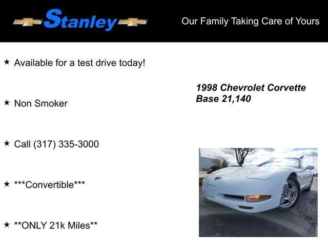 used 1998 Chevrolet Corvette car, priced at $24,982