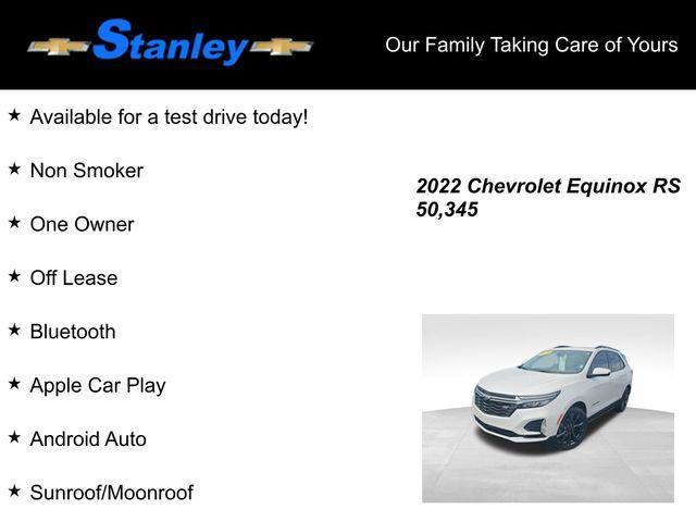 used 2022 Chevrolet Equinox car, priced at $24,574