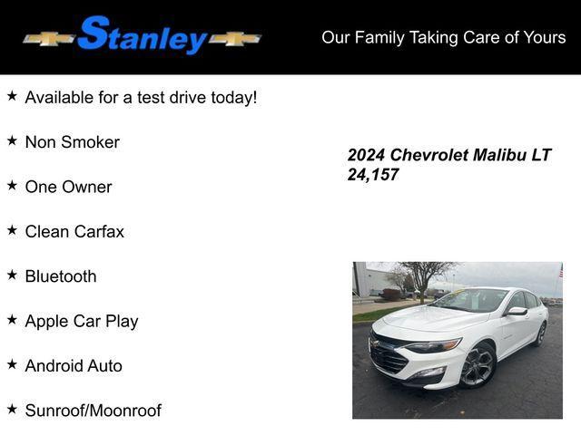 used 2024 Chevrolet Malibu car, priced at $20,920