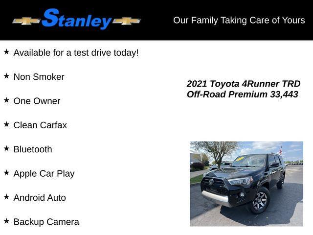 used 2021 Toyota 4Runner car, priced at $41,846