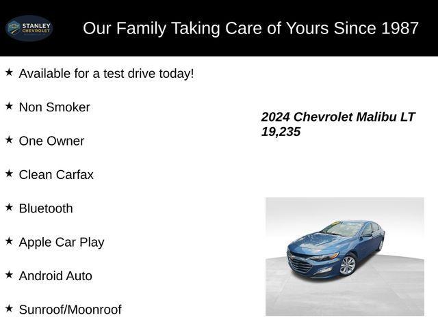 used 2024 Chevrolet Malibu car, priced at $21,950