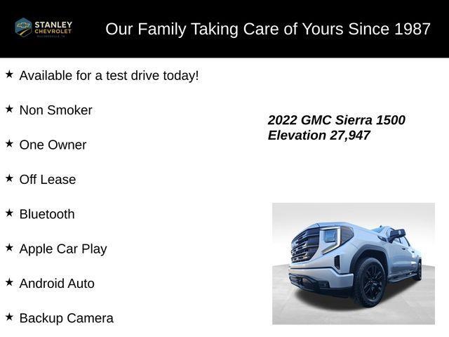 used 2022 GMC Sierra 1500 car, priced at $45,911