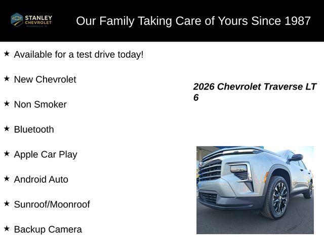 new 2026 Chevrolet Traverse car