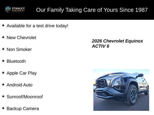 new 2026 Chevrolet Equinox car, priced at $34,981