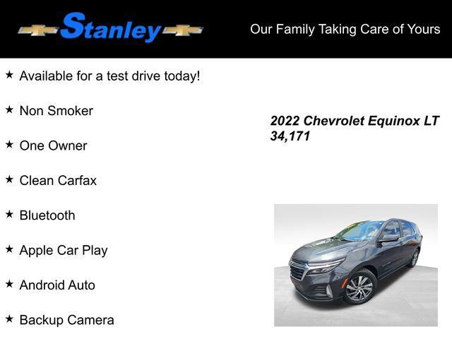 used 2022 Chevrolet Equinox car, priced at $22,729
