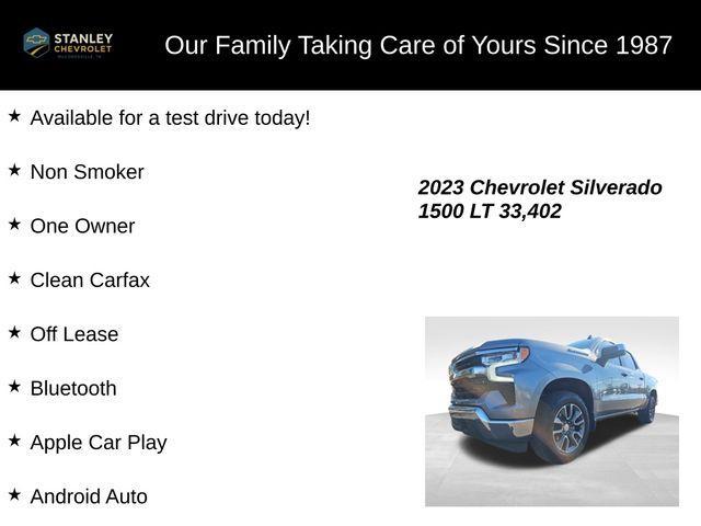 used 2023 Chevrolet Silverado 1500 car, priced at $36,626