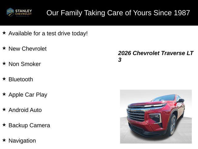 new 2026 Chevrolet Traverse car