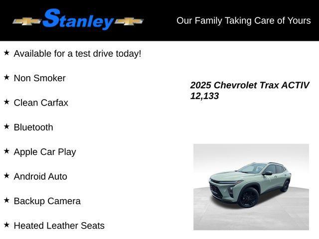 used 2025 Chevrolet Trax car, priced at $26,955