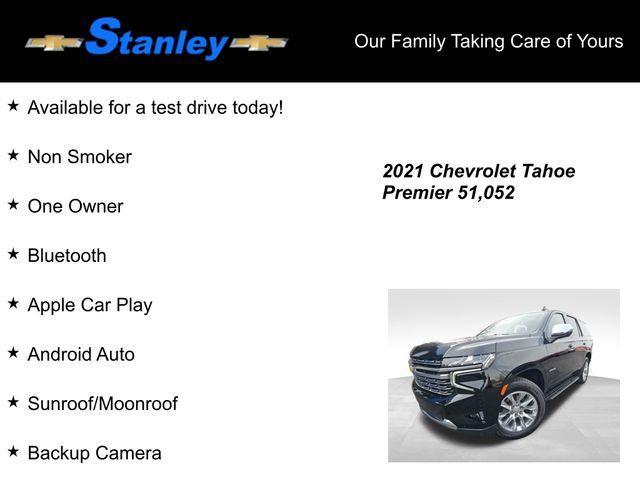 used 2021 Chevrolet Tahoe car, priced at $52,997