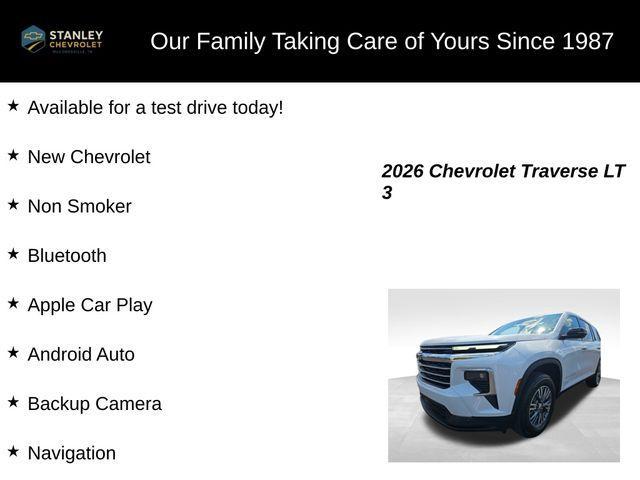 new 2026 Chevrolet Traverse car