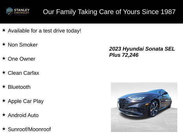 used 2023 Hyundai Sonata car, priced at $19,437