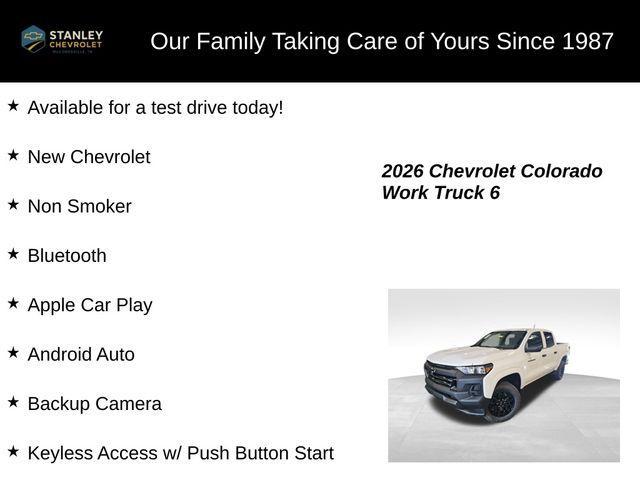 new 2026 Chevrolet Colorado car
