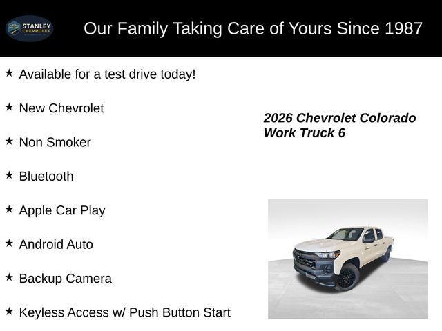 new 2026 Chevrolet Colorado car