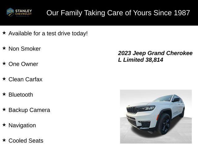 used 2023 Jeep Grand Cherokee L car, priced at $32,839
