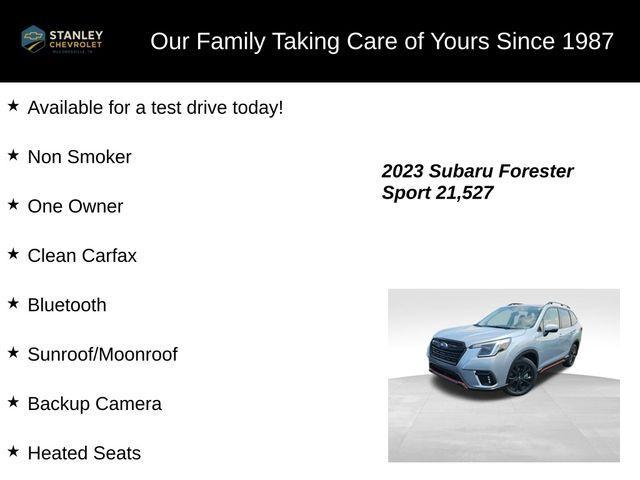 used 2023 Subaru Forester car, priced at $29,950