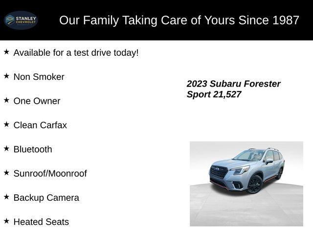 used 2023 Subaru Forester car, priced at $27,162