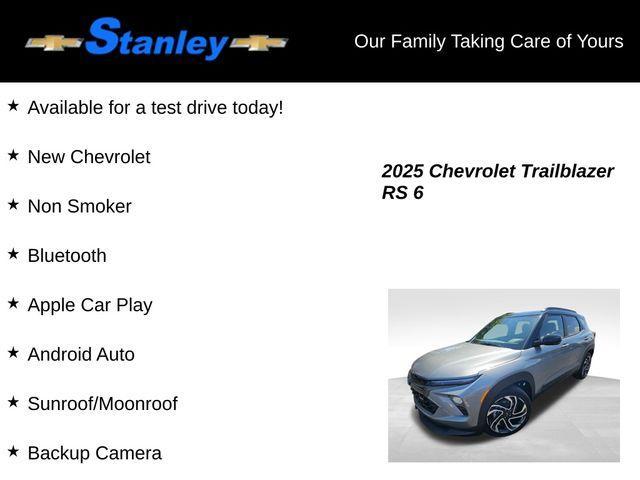 new 2025 Chevrolet TrailBlazer car, priced at $33,500