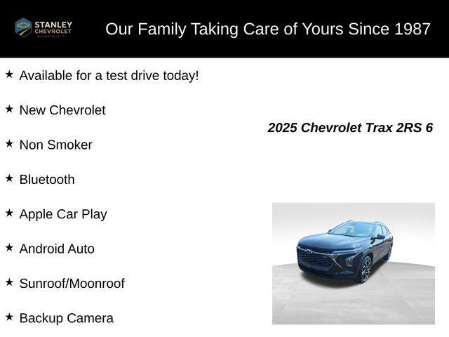 new 2025 Chevrolet Trax car, priced at $27,309
