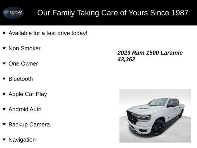 used 2023 Ram 1500 car, priced at $40,434