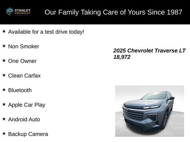 used 2025 Chevrolet Traverse car, priced at $39,261