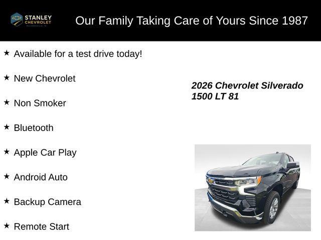 new 2026 Chevrolet Silverado 1500 car