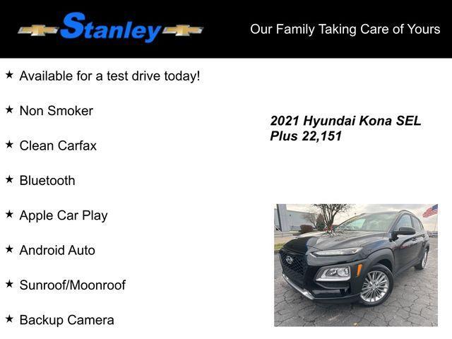 used 2021 Hyundai Kona car, priced at $20,085