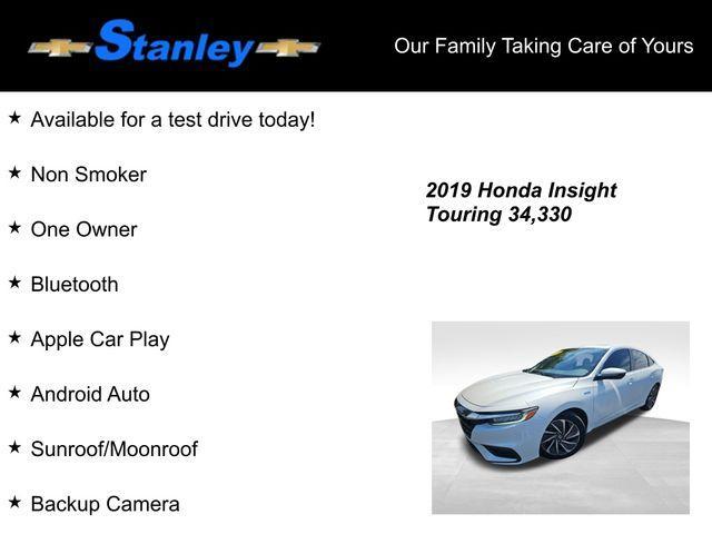 used 2019 Honda Insight car, priced at $23,393