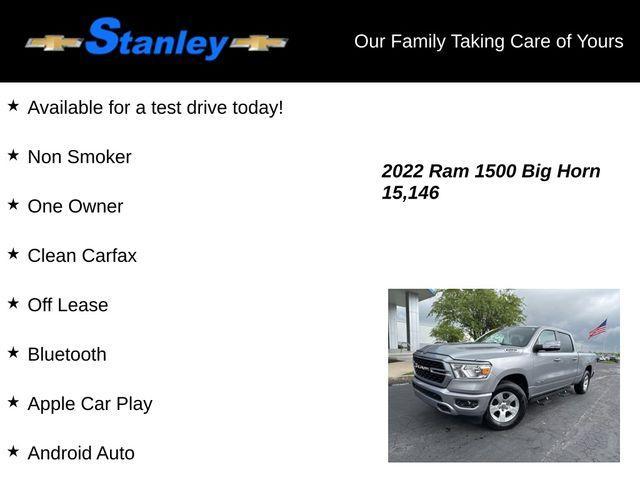 used 2022 Ram 1500 car, priced at $41,545