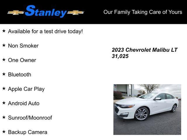 used 2023 Chevrolet Malibu car, priced at $21,875