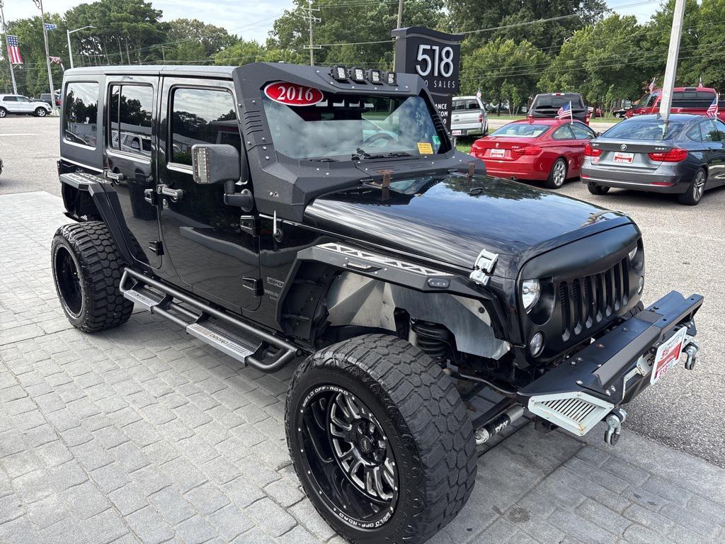 used 2016 Jeep Wrangler Unlimited car, priced at $16,999