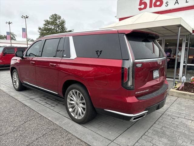 used 2022 Cadillac Escalade ESV car, priced at $79,999