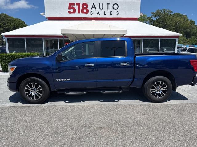 used 2021 Nissan Titan car, priced at $19,999