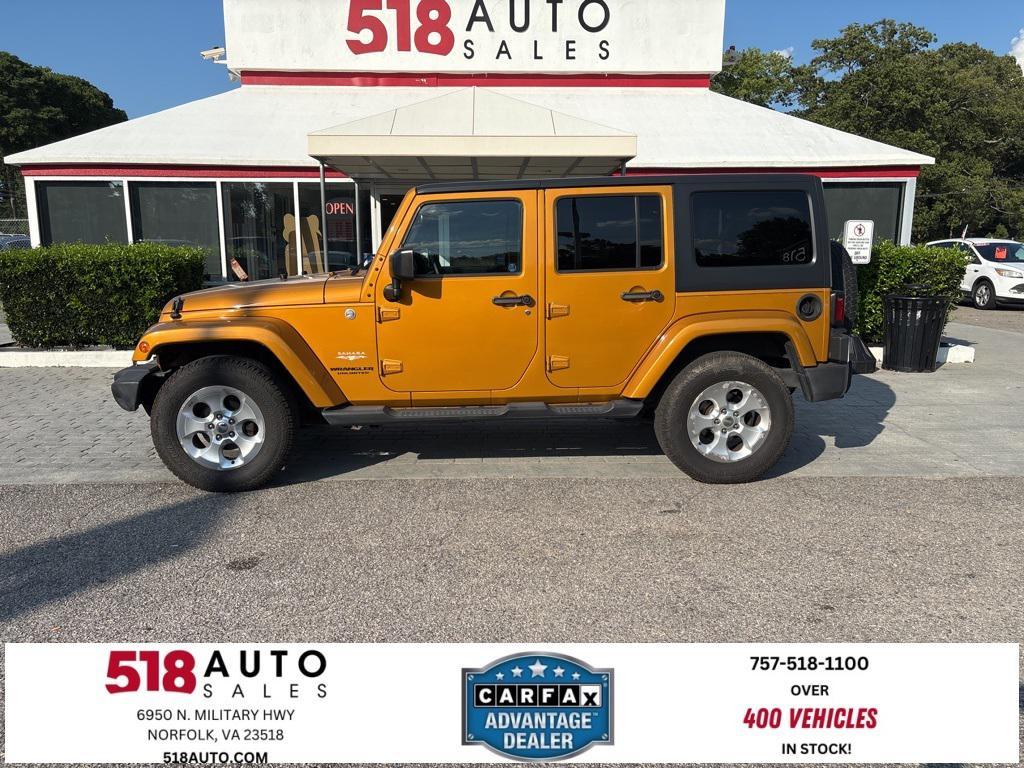 used 2014 Jeep Wrangler Unlimited car, priced at $13,999