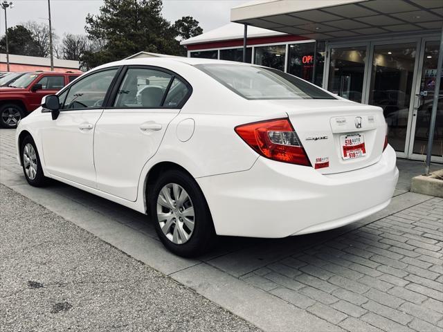 used 2012 Honda Civic car, priced at $9,999