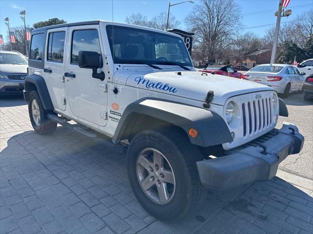 used 2016 Jeep Wrangler Unlimited car, priced at $13,500