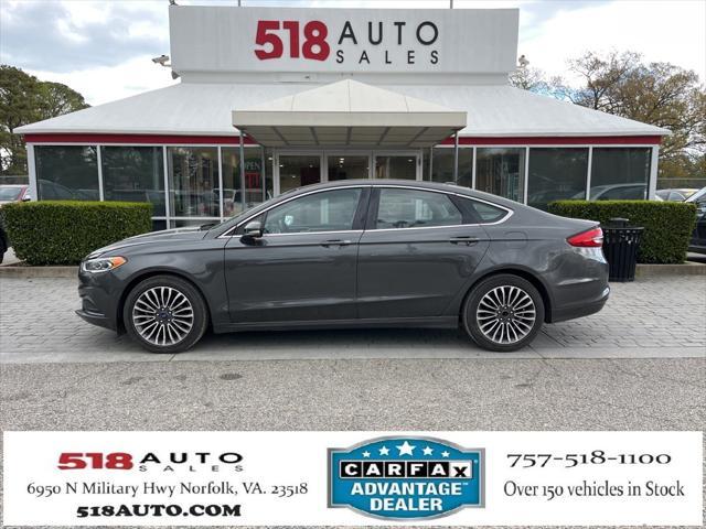 used 2018 Ford Fusion car, priced at $13,500