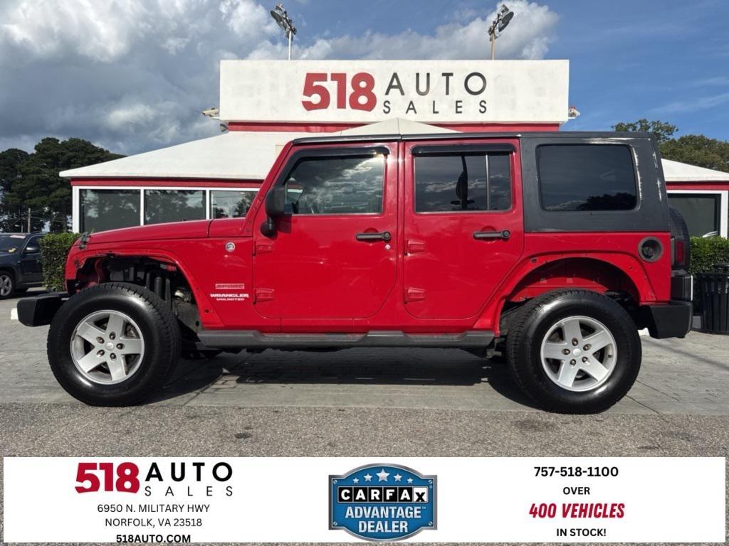 used 2010 Jeep Wrangler Unlimited car, priced at $7,999