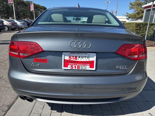 used 2012 Audi A4 car, priced at $8,999