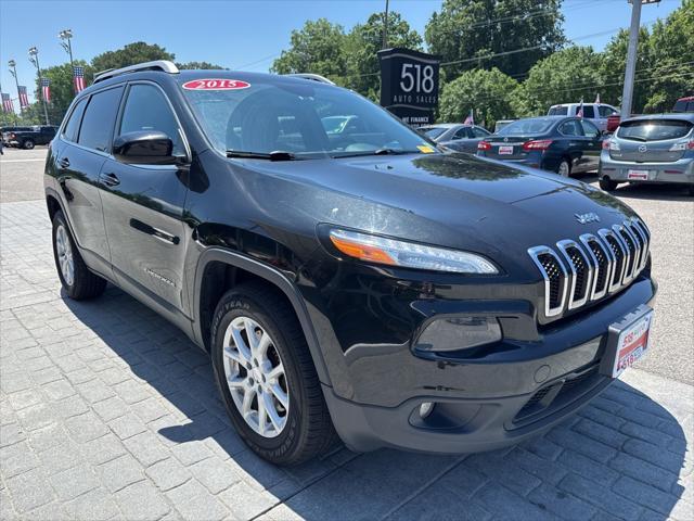 used 2015 Jeep Cherokee car, priced at $10,999