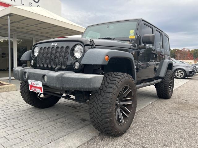 used 2017 Jeep Wrangler Unlimited car, priced at $18,999