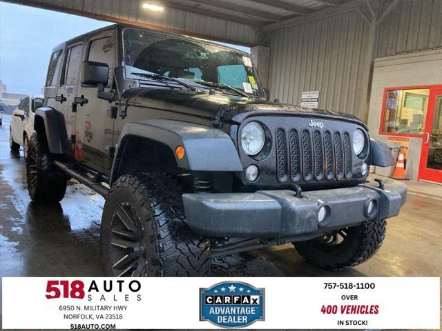 used 2017 Jeep Wrangler Unlimited car, priced at $18,999