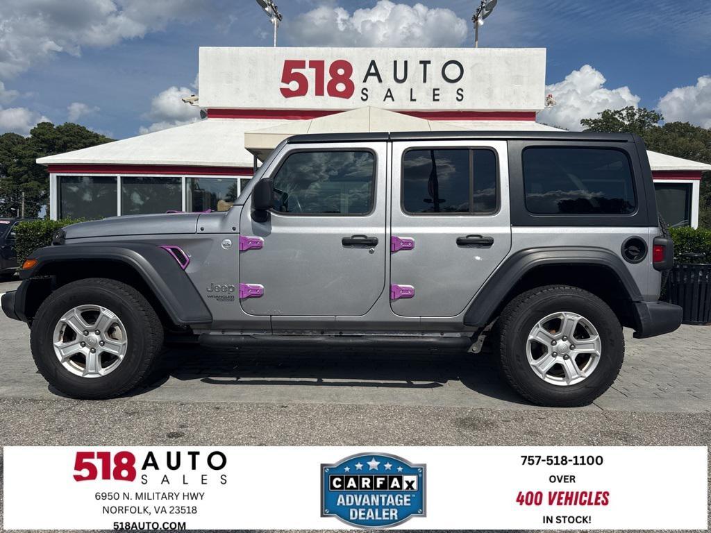 used 2018 Jeep Wrangler Unlimited car, priced at $18,999
