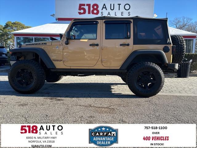 used 2013 Jeep Wrangler Unlimited car, priced at $16,500